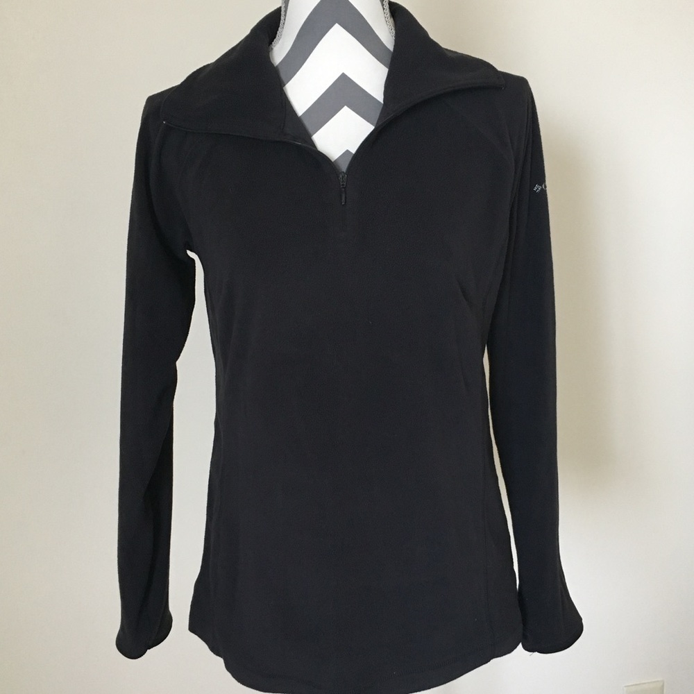 💥SALE!💥 Black Columbia Half-zip Fleece Jacket