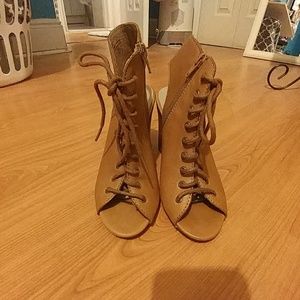 Aldo Trorecia Peep Toe Booties