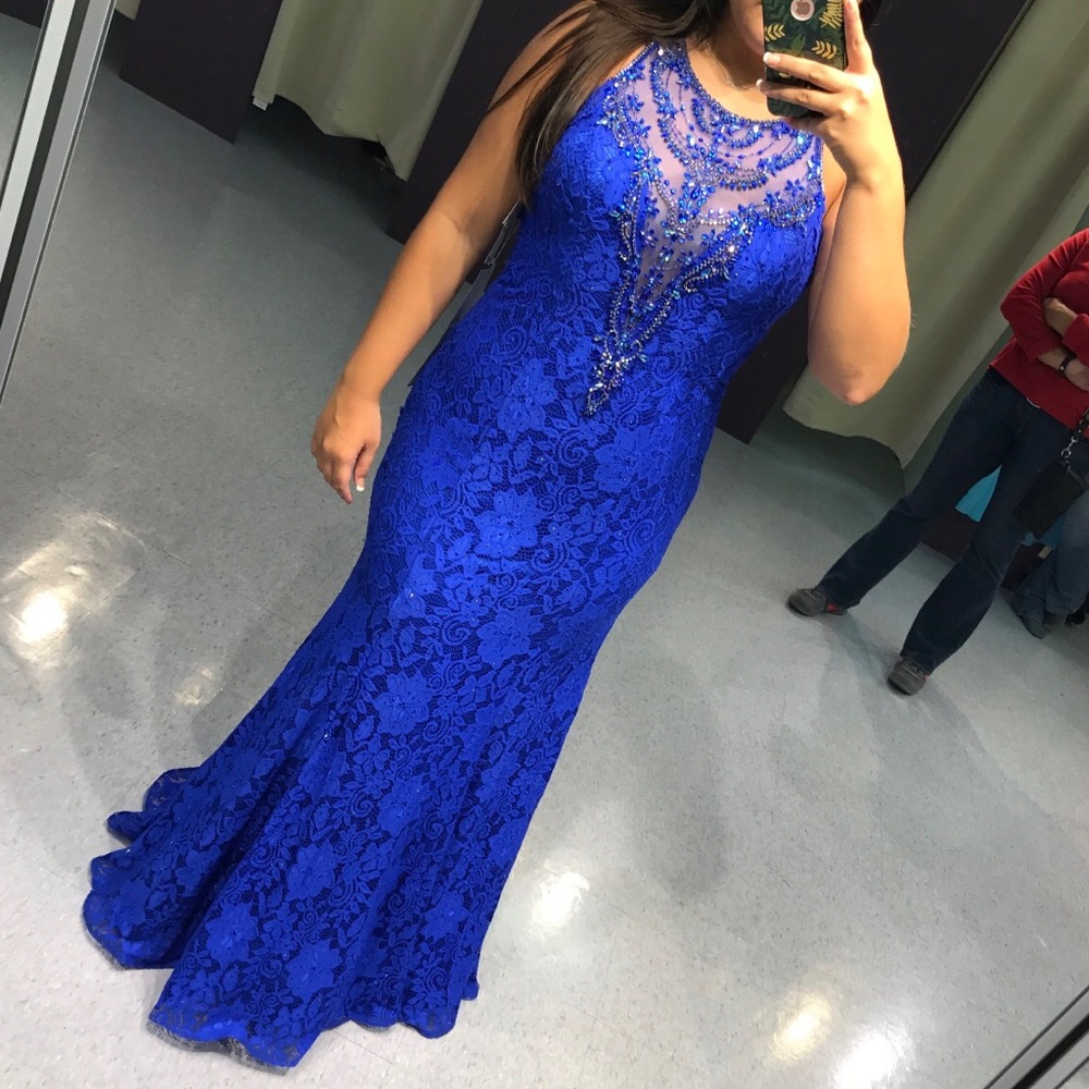 Royal Blue prom dress