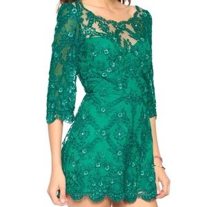 Free people Songbird emerald romper