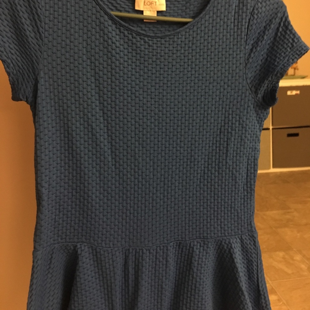 Royal blue peplum from Loft!