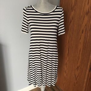 Ann Taylor loft striped dress