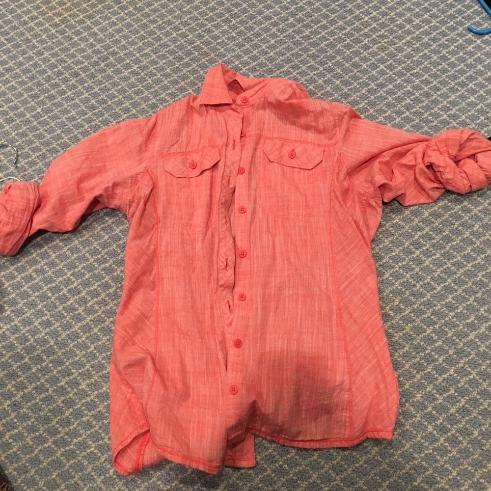 Pink sports flannel :)