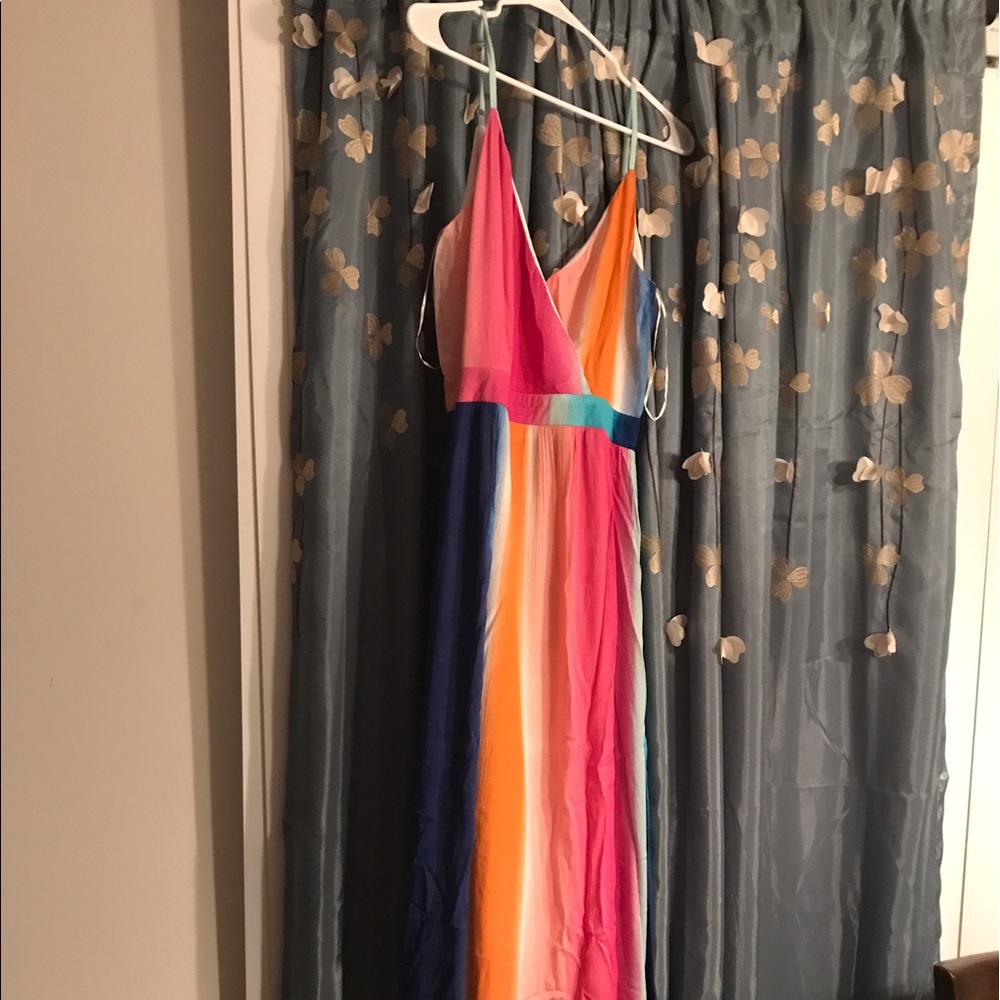 Rainbow maxi dress.... brand new