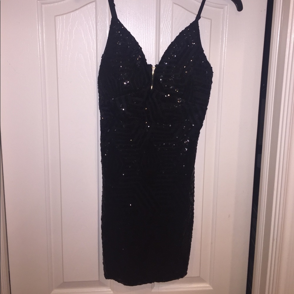 Black sequin prom//evening/birthdayNew Years dress
