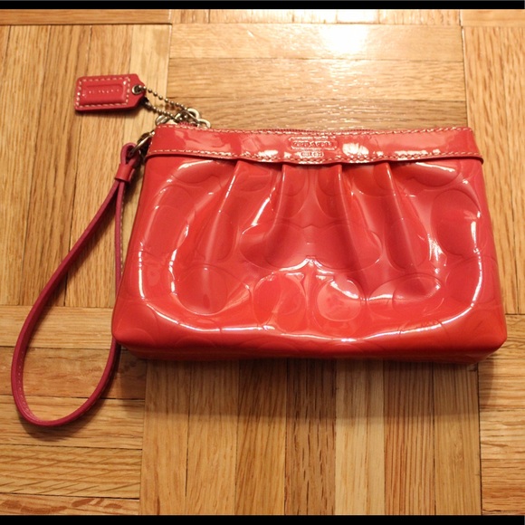 Coach Handbags - Hot Pink Coach Wristlet