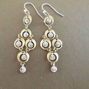 SILPADA Sterling Silver & Brass "Sultry" Earrings