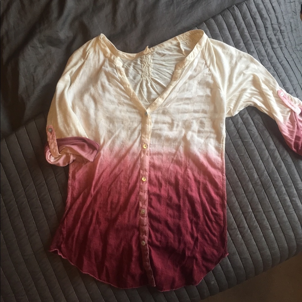 Anthropologie ombré shirt