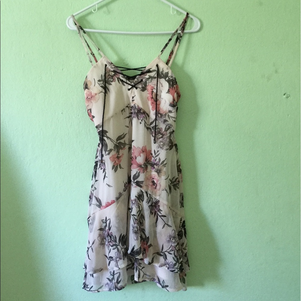Mini floral dress