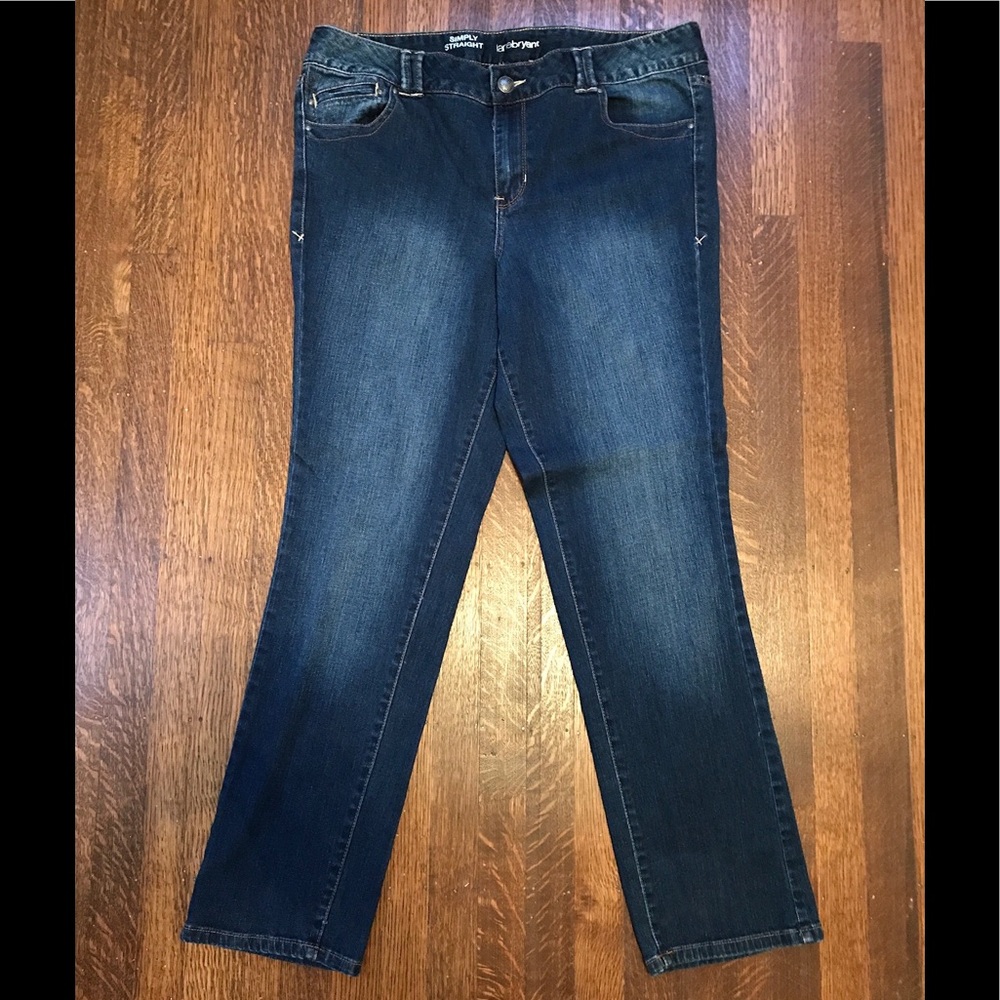 Lane Bryant plus size 20 Simply Straight Jeans