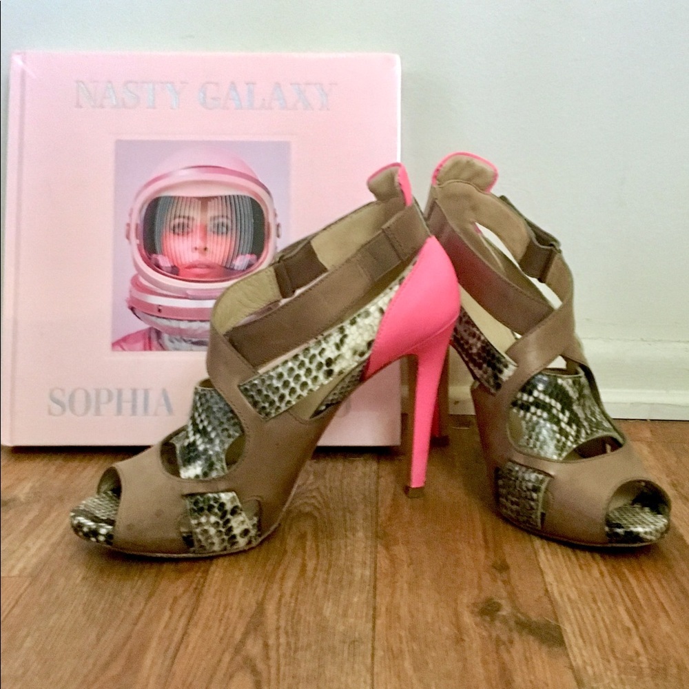 Joan & David strappy heels
