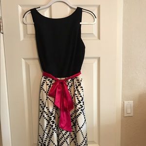 Lilly Pulitzer Cotton and Silk Black & White Dress