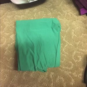 Green one size leggings