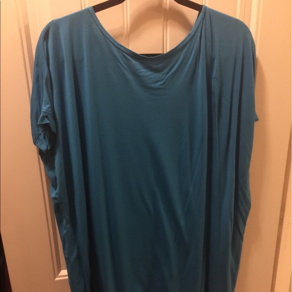 Blue short sleeve Piko