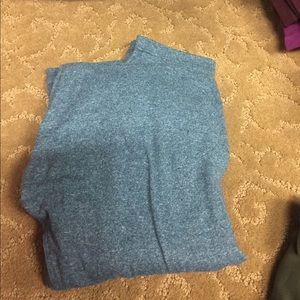 Blue heathered leggings