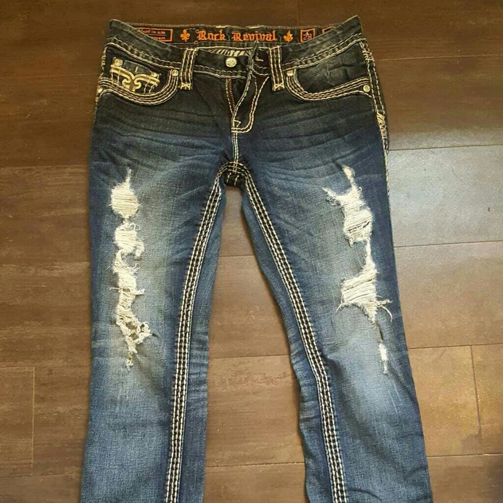 🚫SOLD🛇Felicia Straight Cuff rock revivals