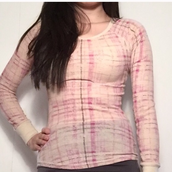 Lightweight💲⬇️💲 thermal material plaid top - Picture 2 of 2