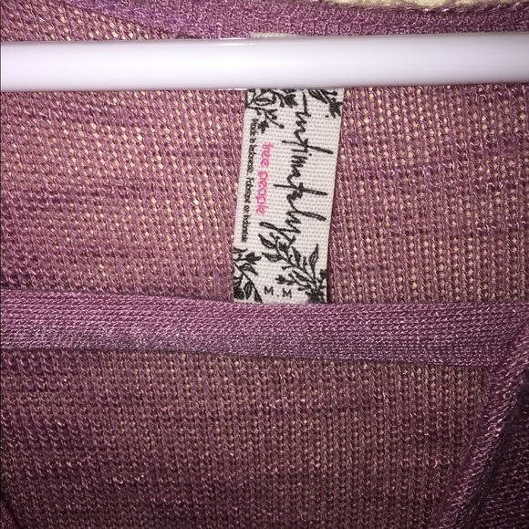 Light Purple Free People Top - Picture 2 of 3
