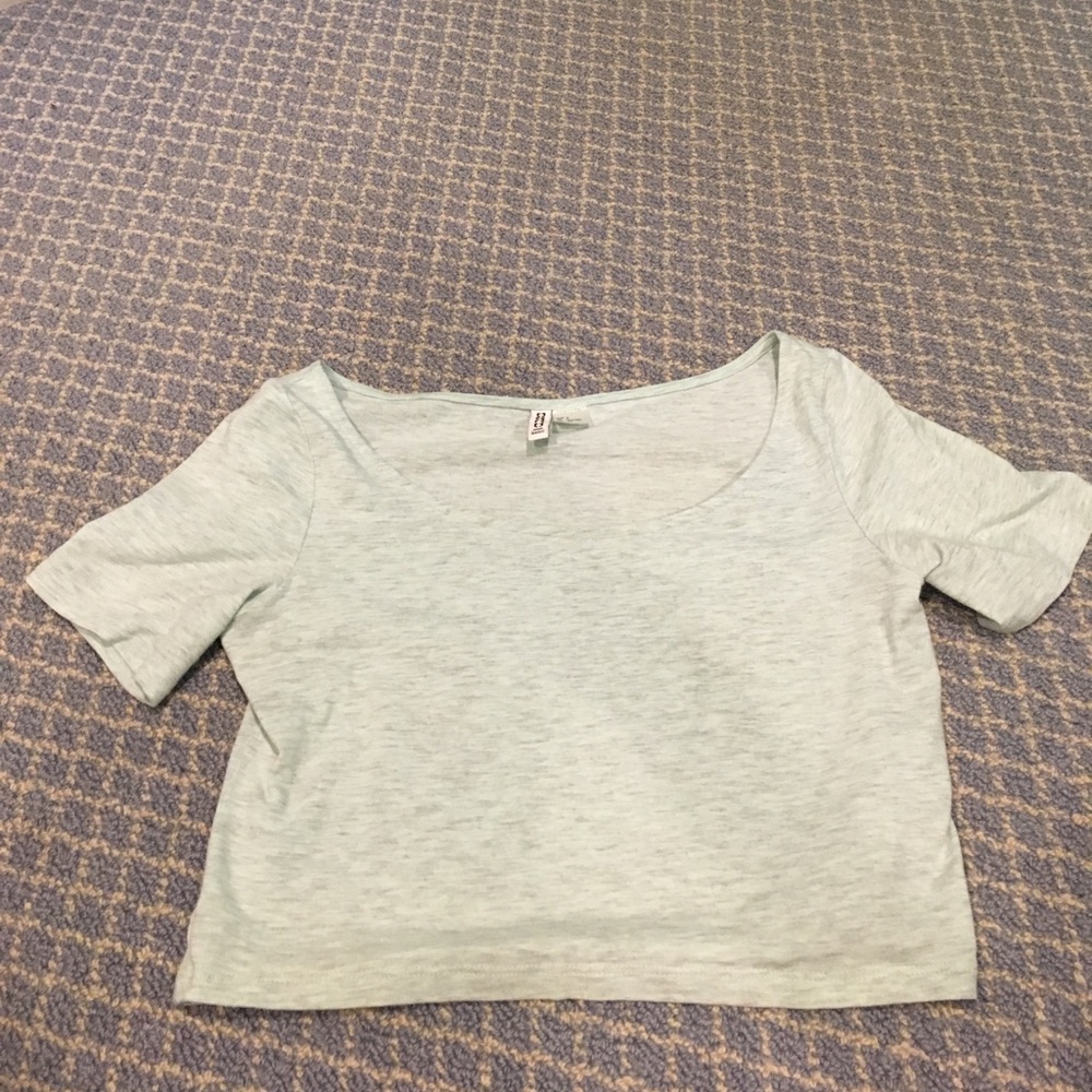 Green summer crop top!!