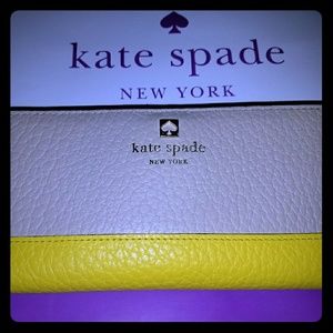 Kate Spade♤ wallet Spring time Yellow