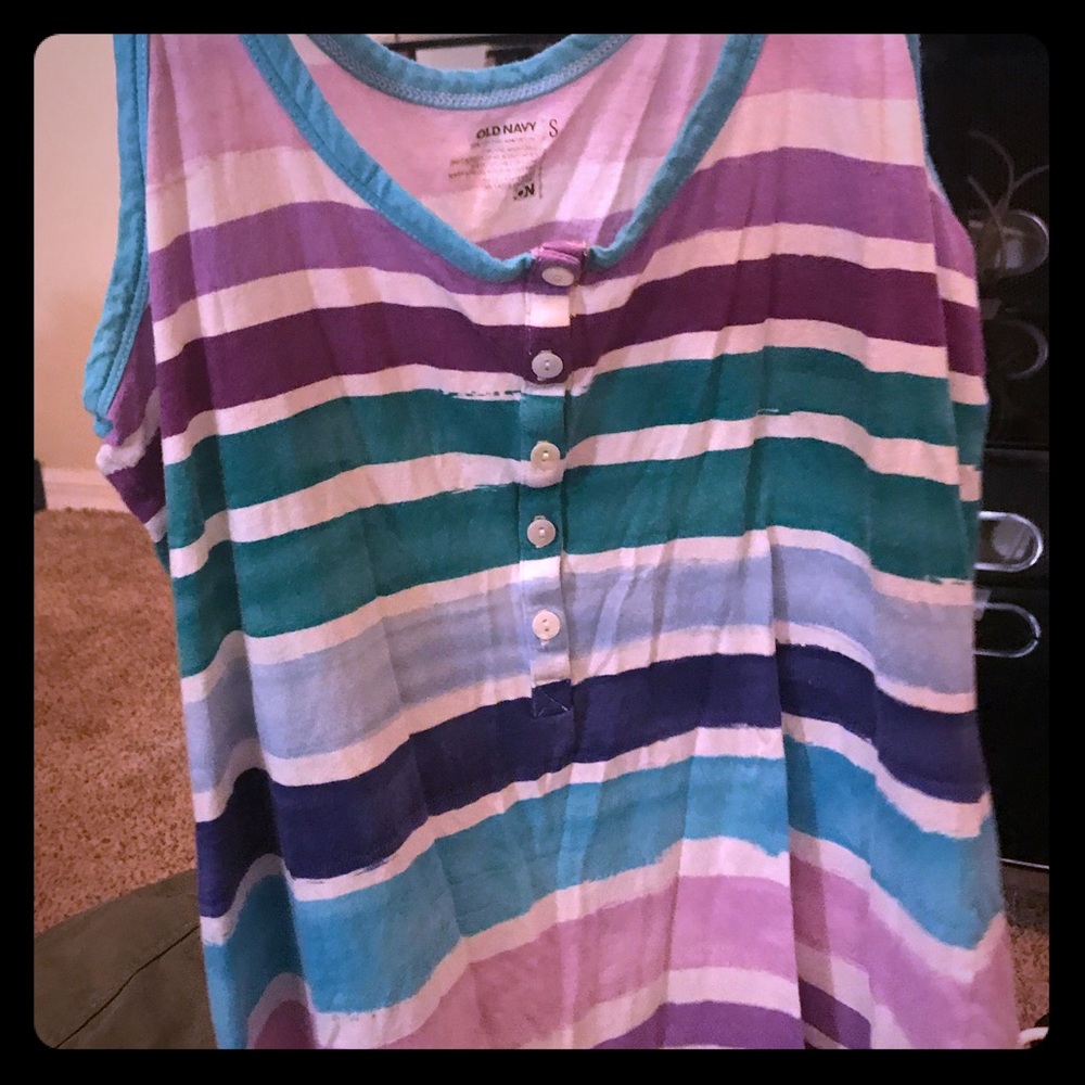 Small Old Navy Stripped Tank Top