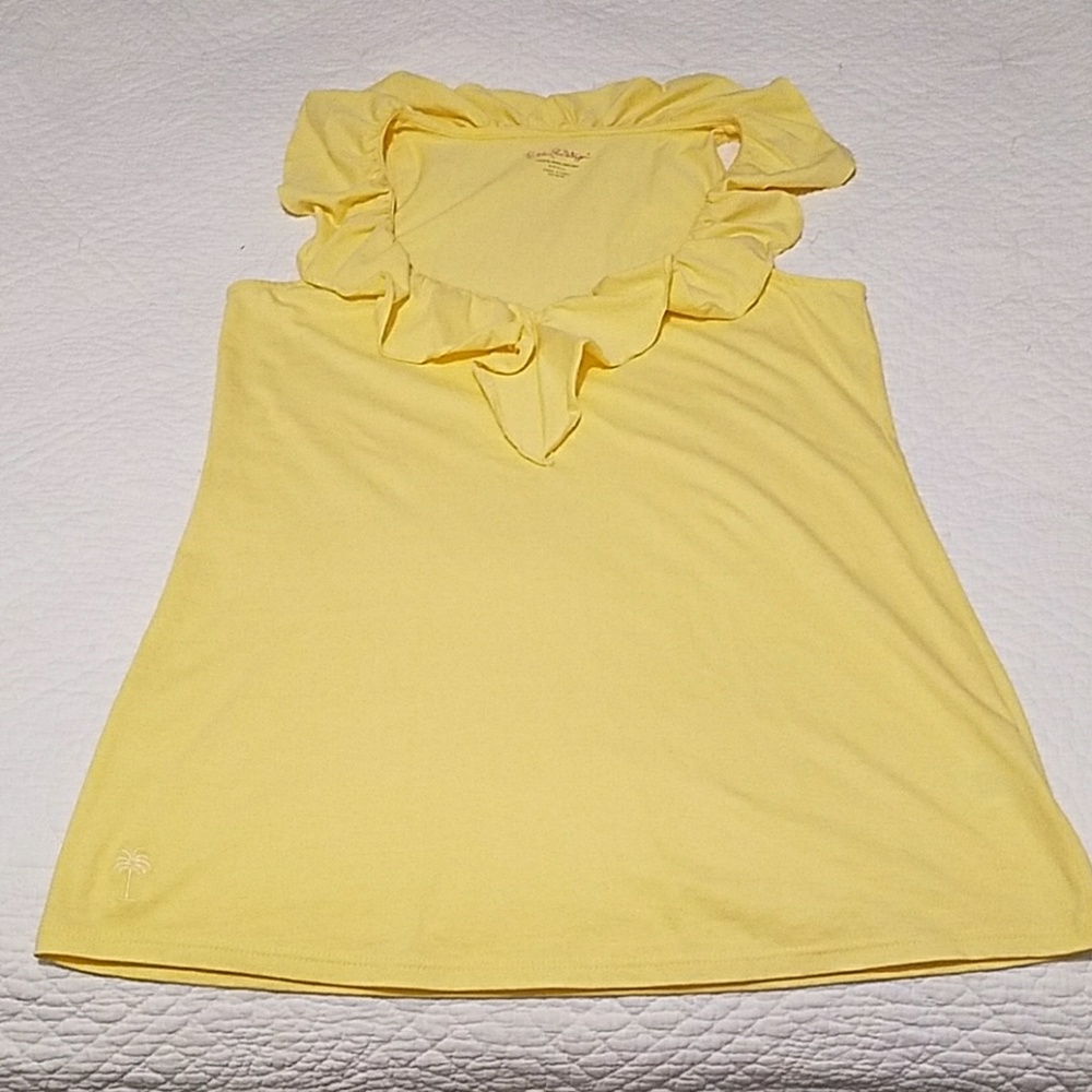 Lilly pulitzer ruffle top
