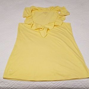 Lilly pulitzer ruffle top