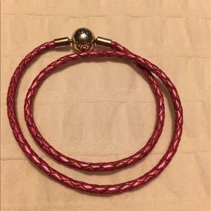 Magenta pink Pandora bracelet