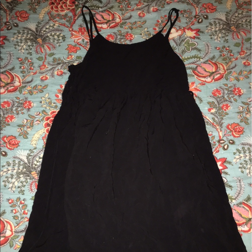 Black Side-Lace up Forever 21 Dress