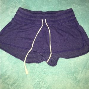 Blue, soft, comfy shorts