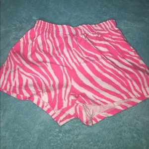 pink zebra shorts
