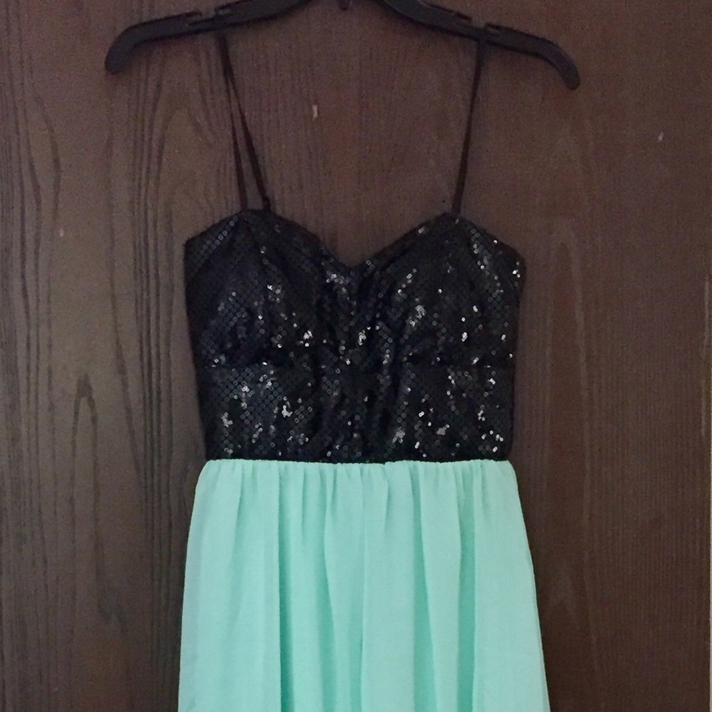 🎉Sale!! Homecoming sequined high low dress