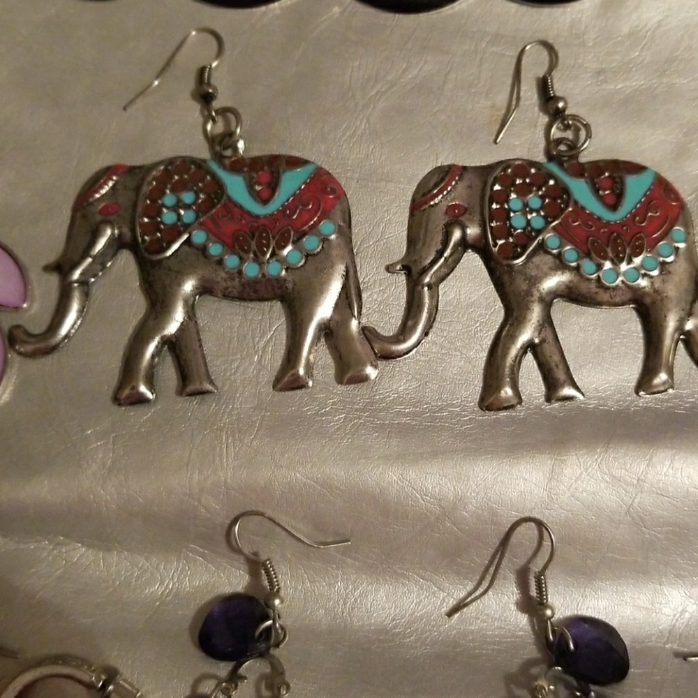 Indian Elephant earrings