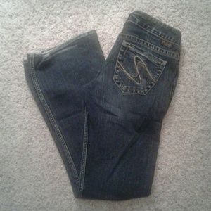 Silver jeans, size 26