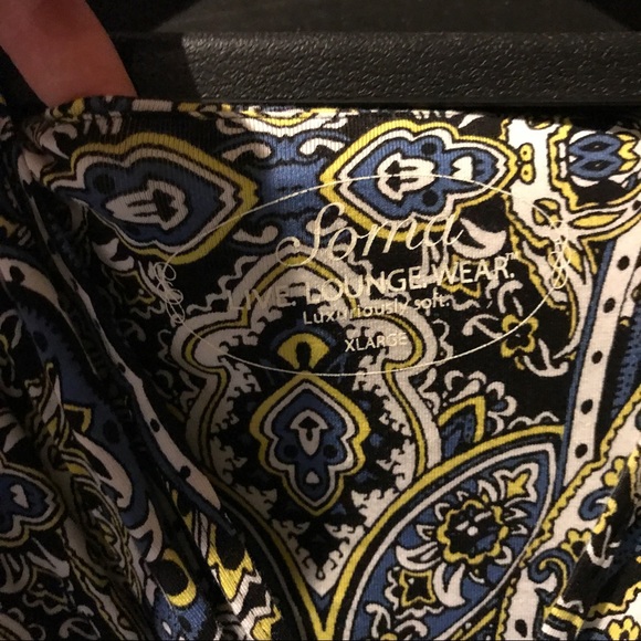 Soma Paisley Short Sleeve Twist V-Neck Dress - Picture 2 of 4