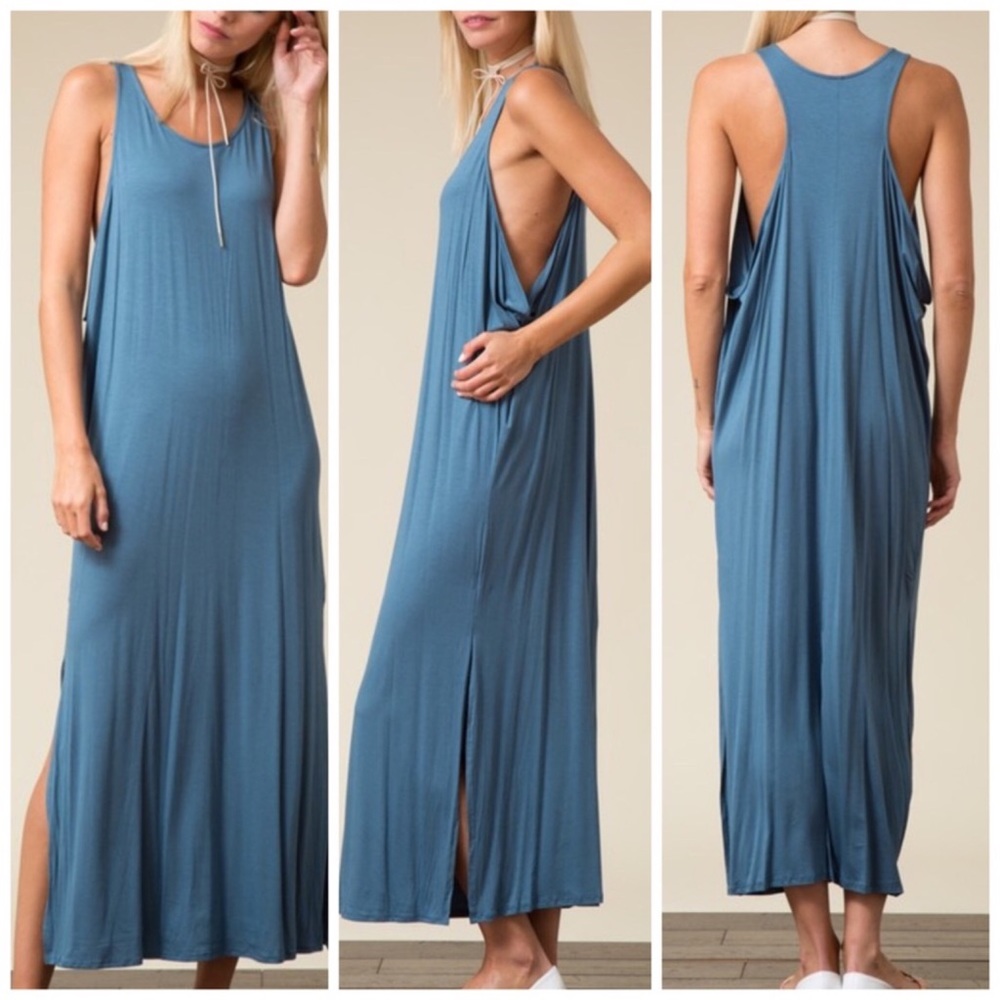 Love In Side Slit Maxi Dress - Picture 2 of 3