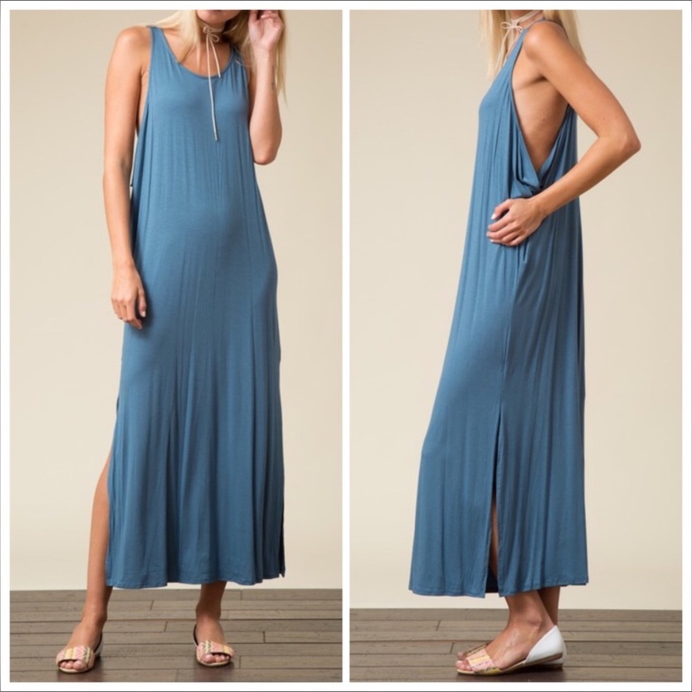 Love In Side Slit Maxi Dress - Picture 3 of 3