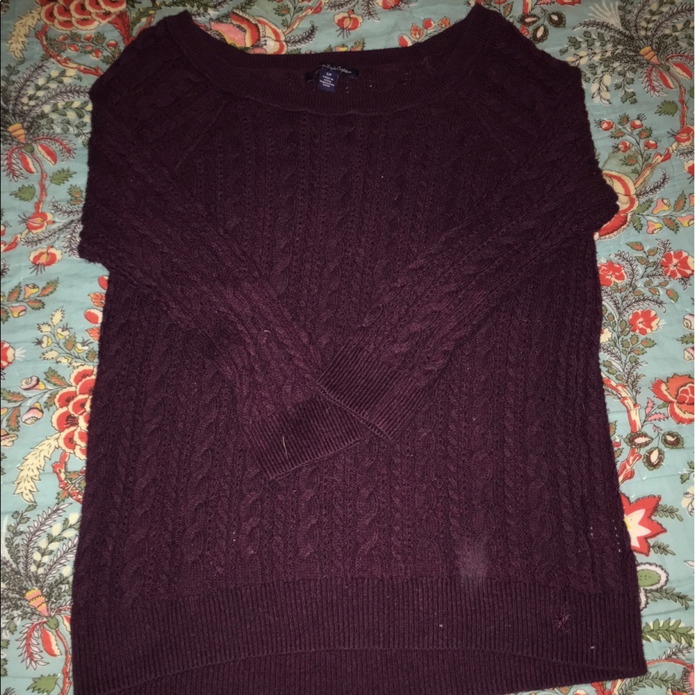 Maroon American Eagle Sweater