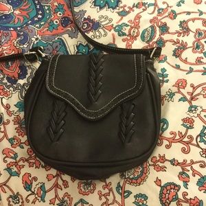 Small Black Laser Cut Purse