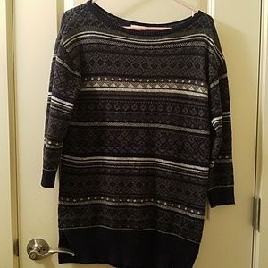 Fairisle long sweater