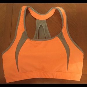 No shirt needed for this sports bra!