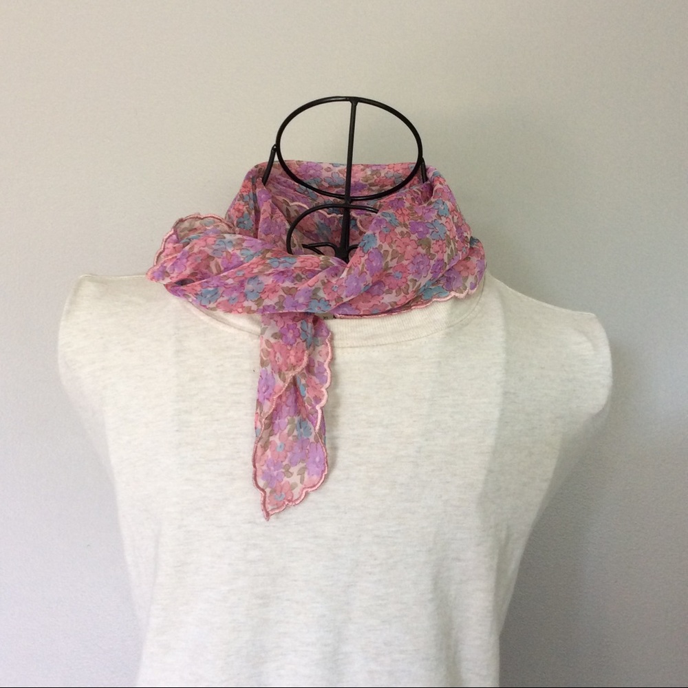 Floral scarf