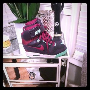 Leather Nike Wedge Sneakers