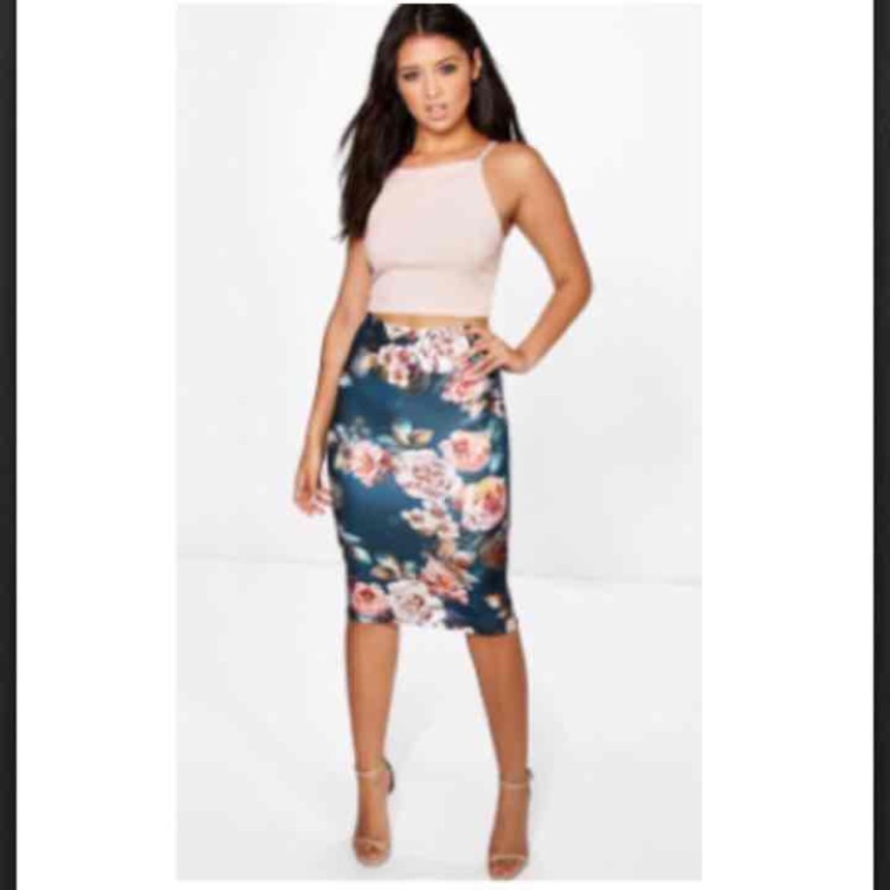 Floral midi dress