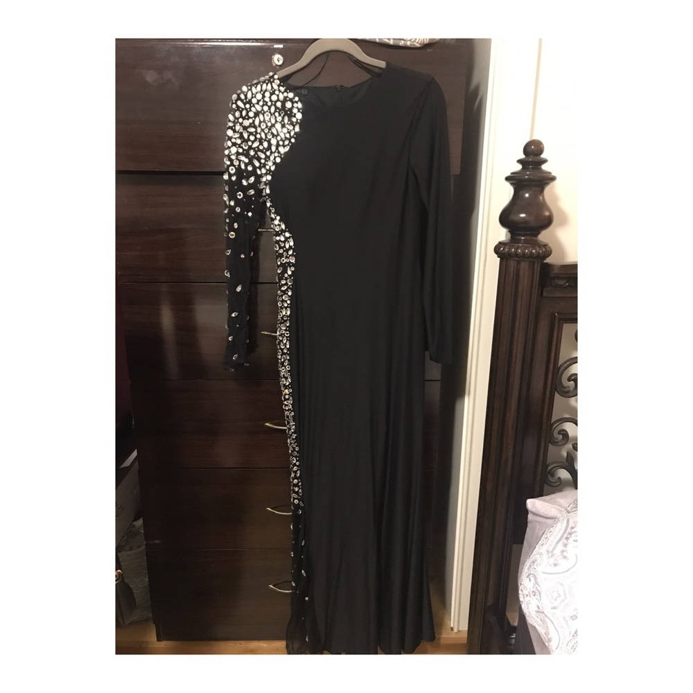 Jovani black beaded dress