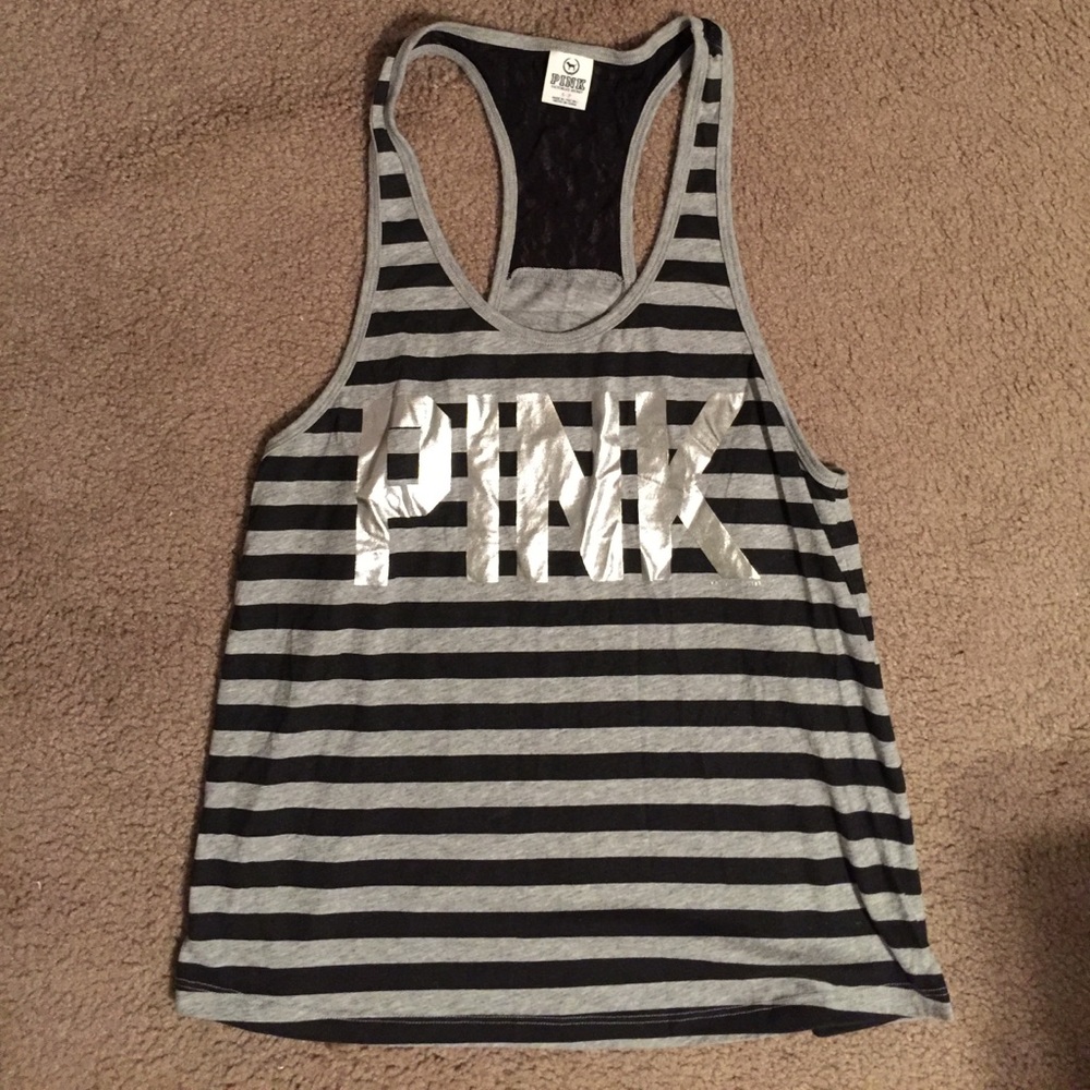 Pink Victoria's Secret tank