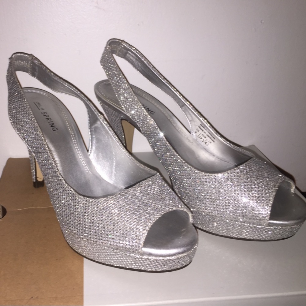 Silver heels