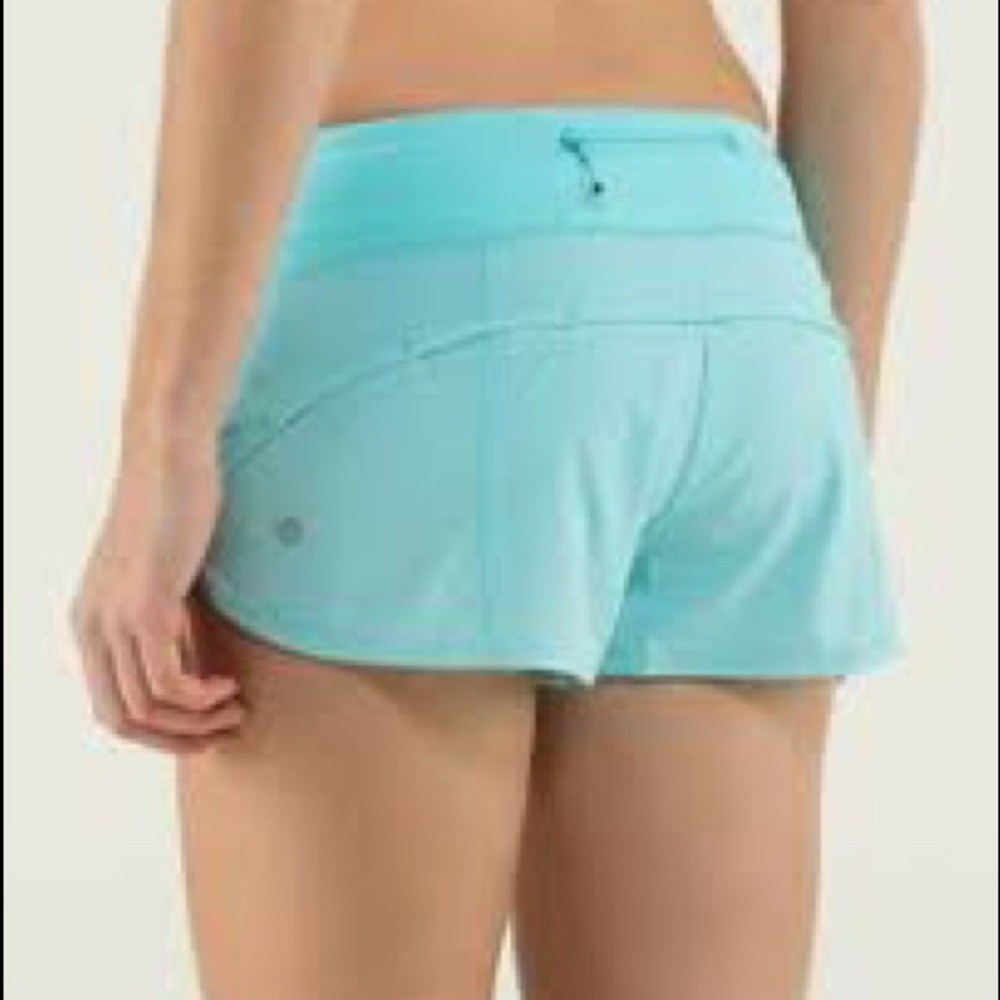 Blue Lululemon Shorts Size 6