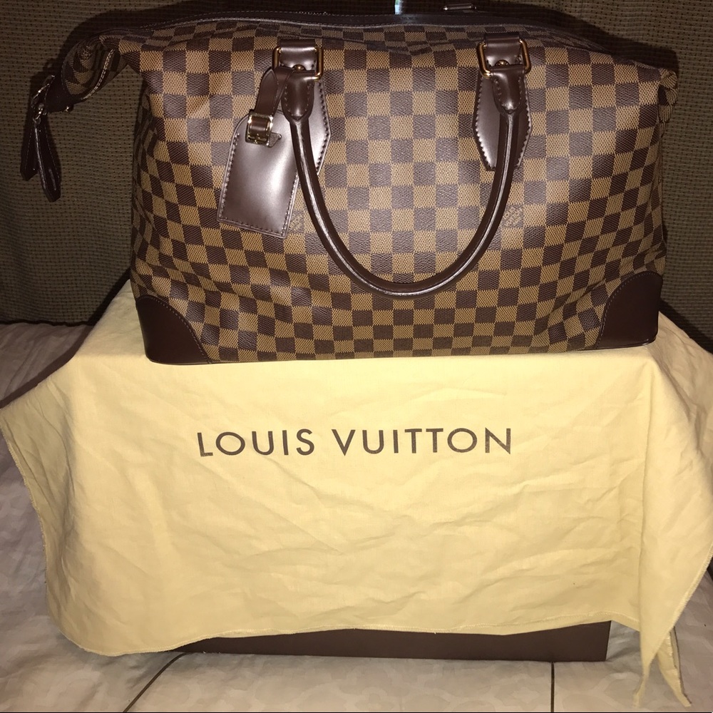 SOLD Louis Vuitton Damier Ebene Vaslav Weekender - Picture 2 of 8