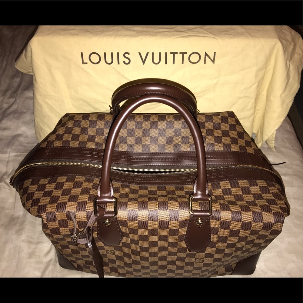 SOLD Louis Vuitton Damier Ebene Vaslav Weekender - Picture 5 of 8